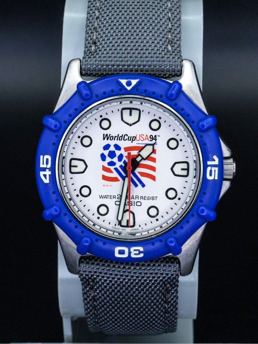 Casio RARE 1994 World Cup USA SWC-12 36mm JDM Import Vintage Watch